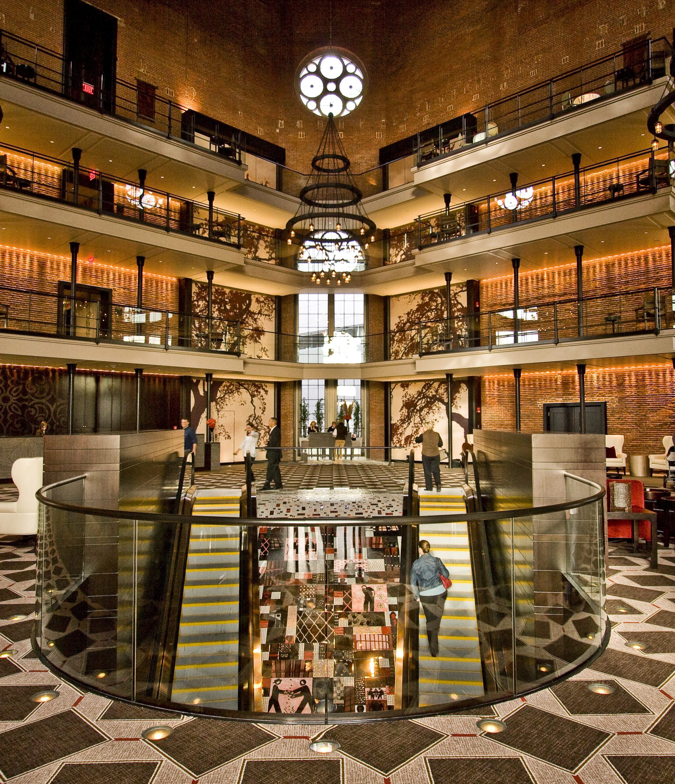 Image of the Charles Street Jail interior after the renovation