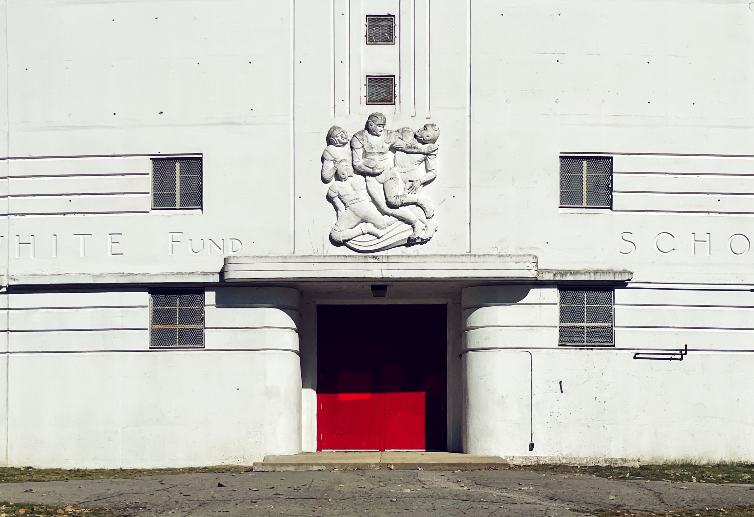 Art Deco White Stadium-Matthew Dickey