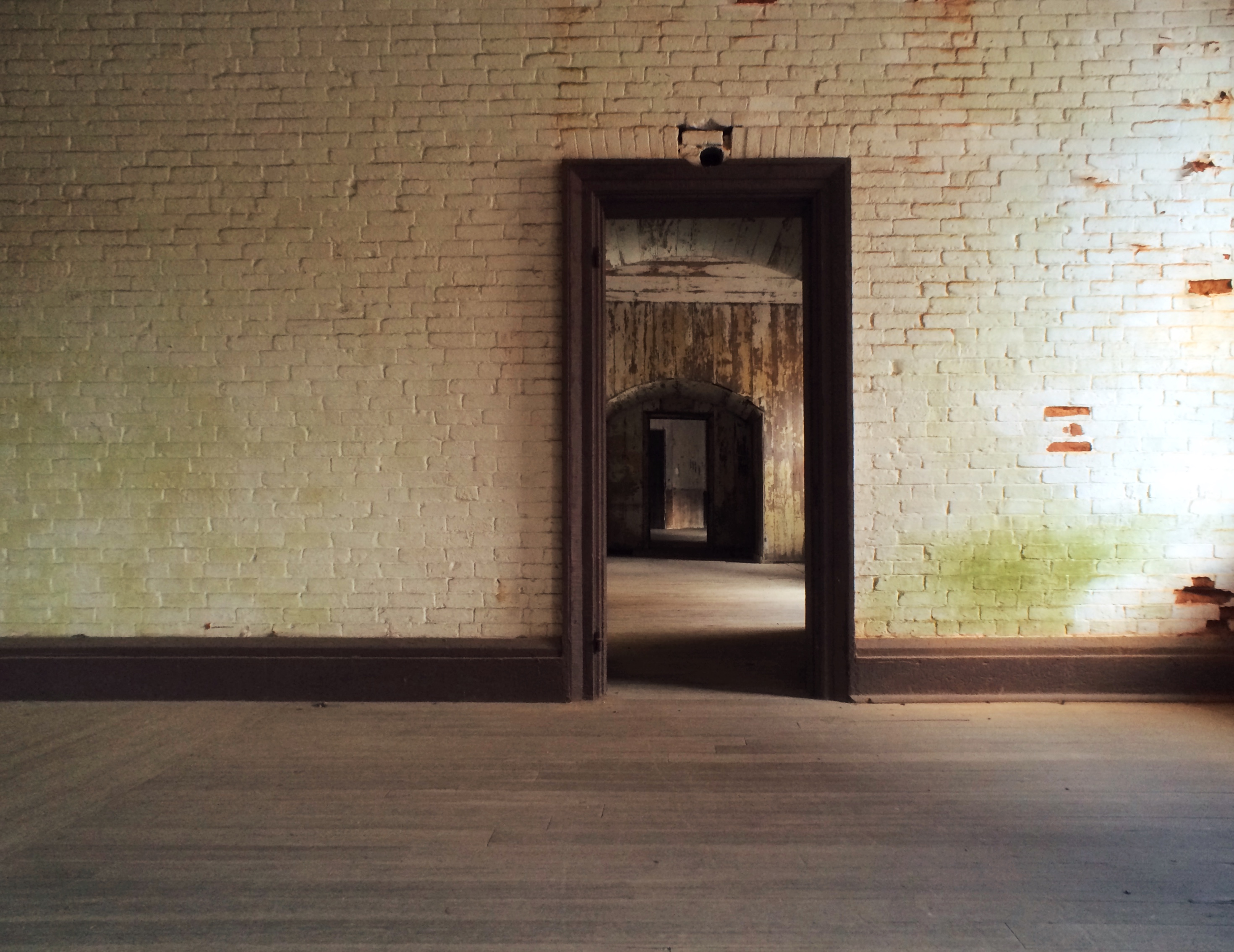 Interior of Fort Warren on George's Island