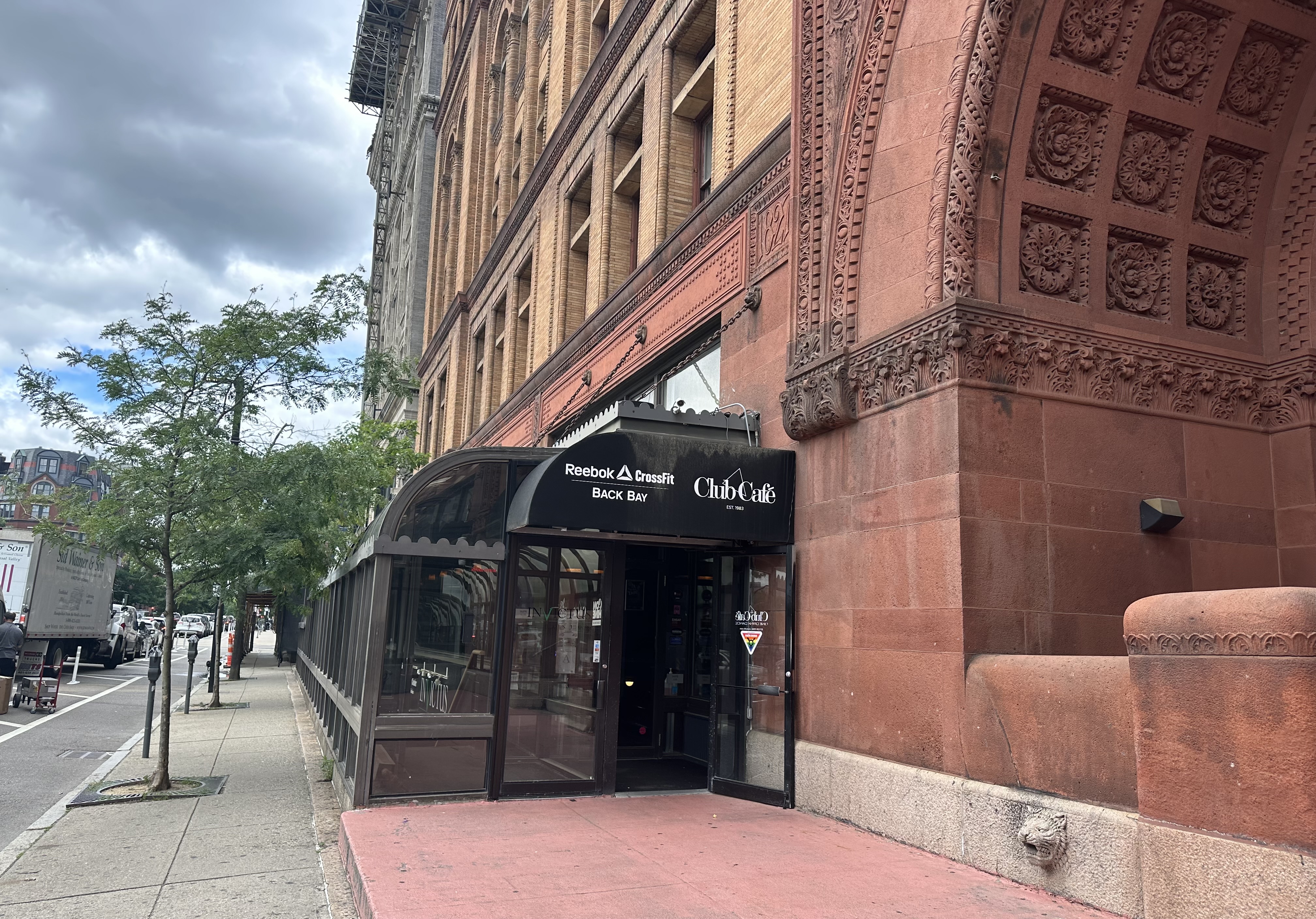 Exterior of Club cafe
