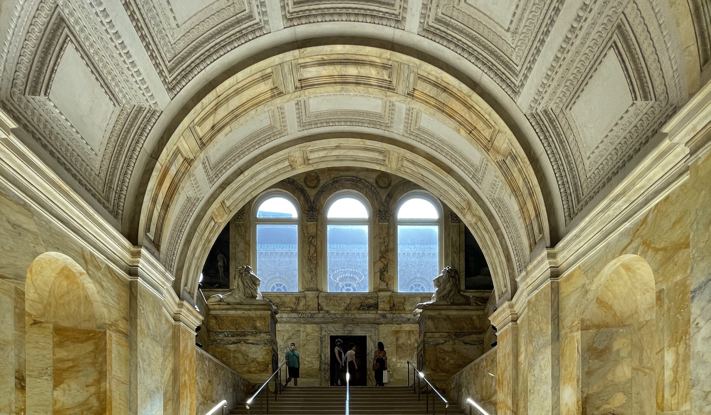 BPL McKim Building Stairwell