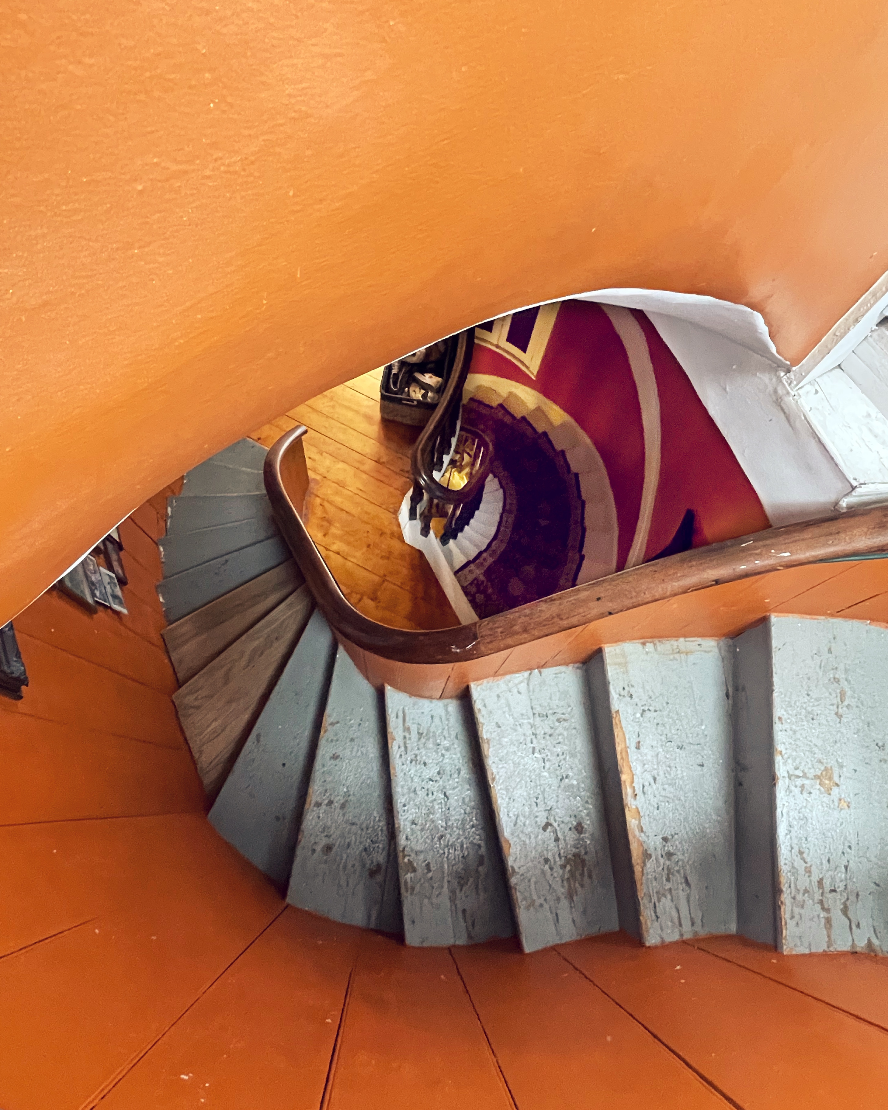 Looking down from the cupola