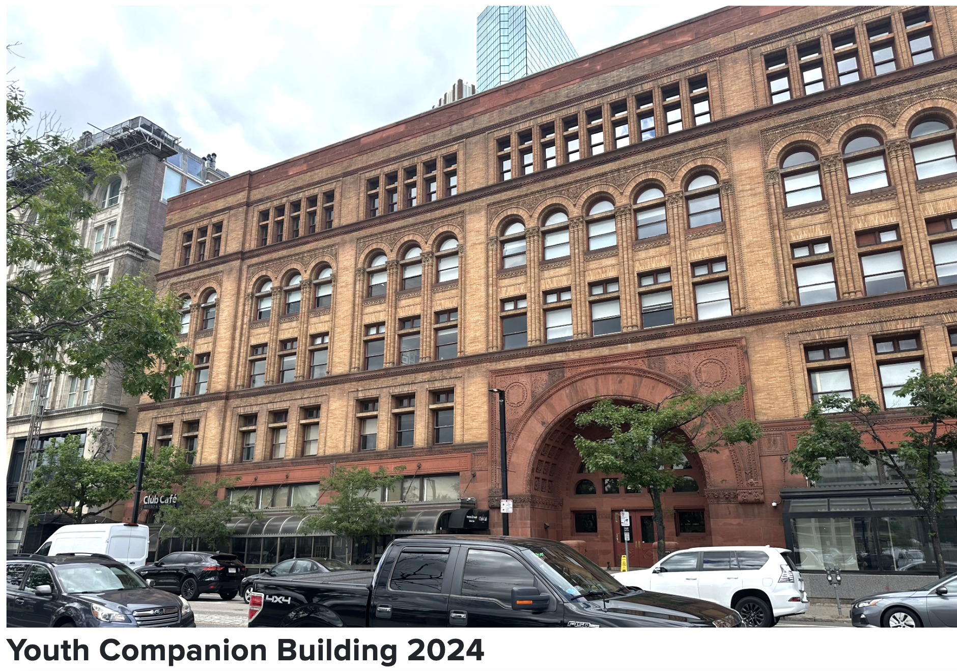exterior of youth companion building 