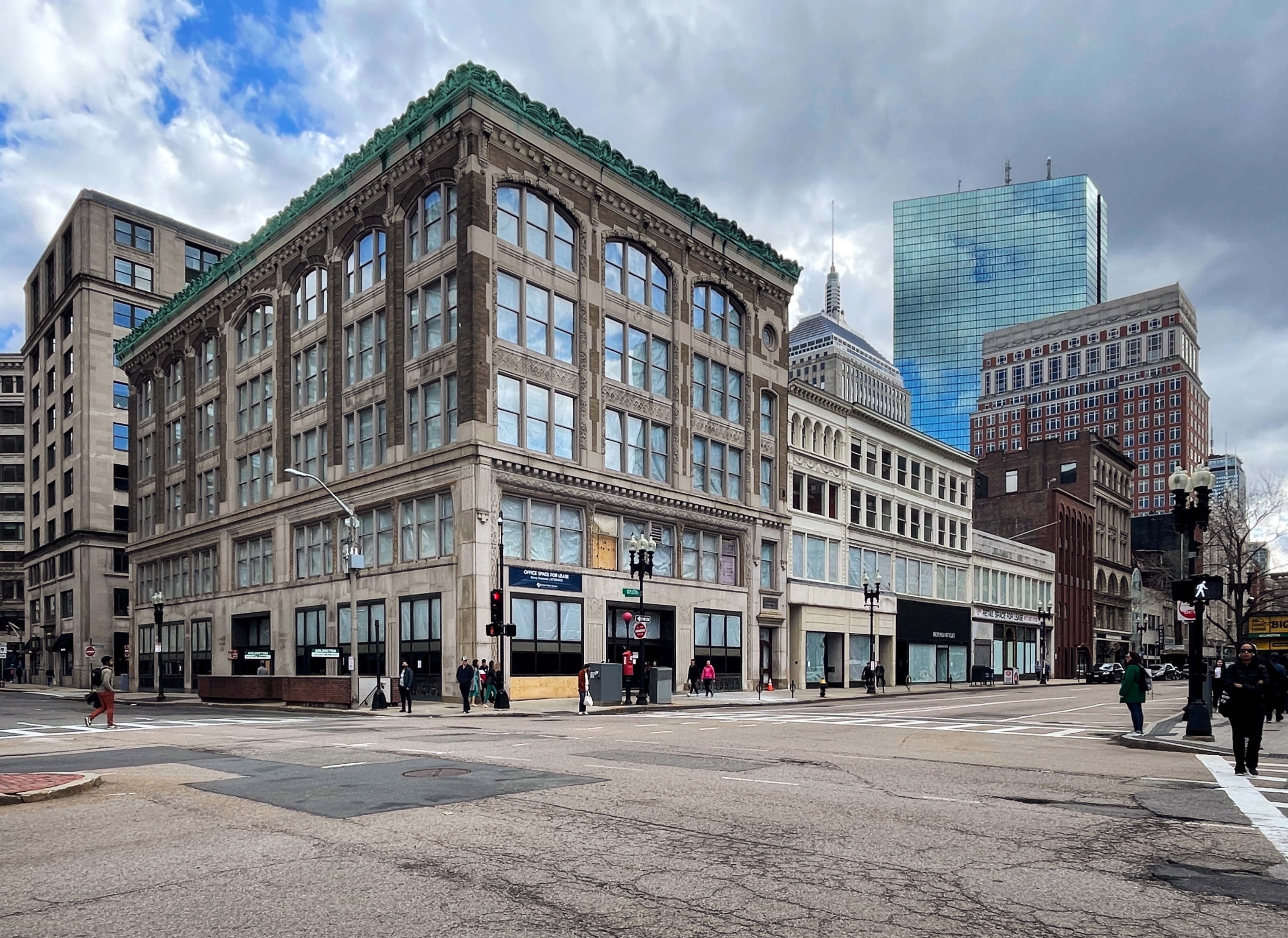 Corner of Arlington and Boylston Streets