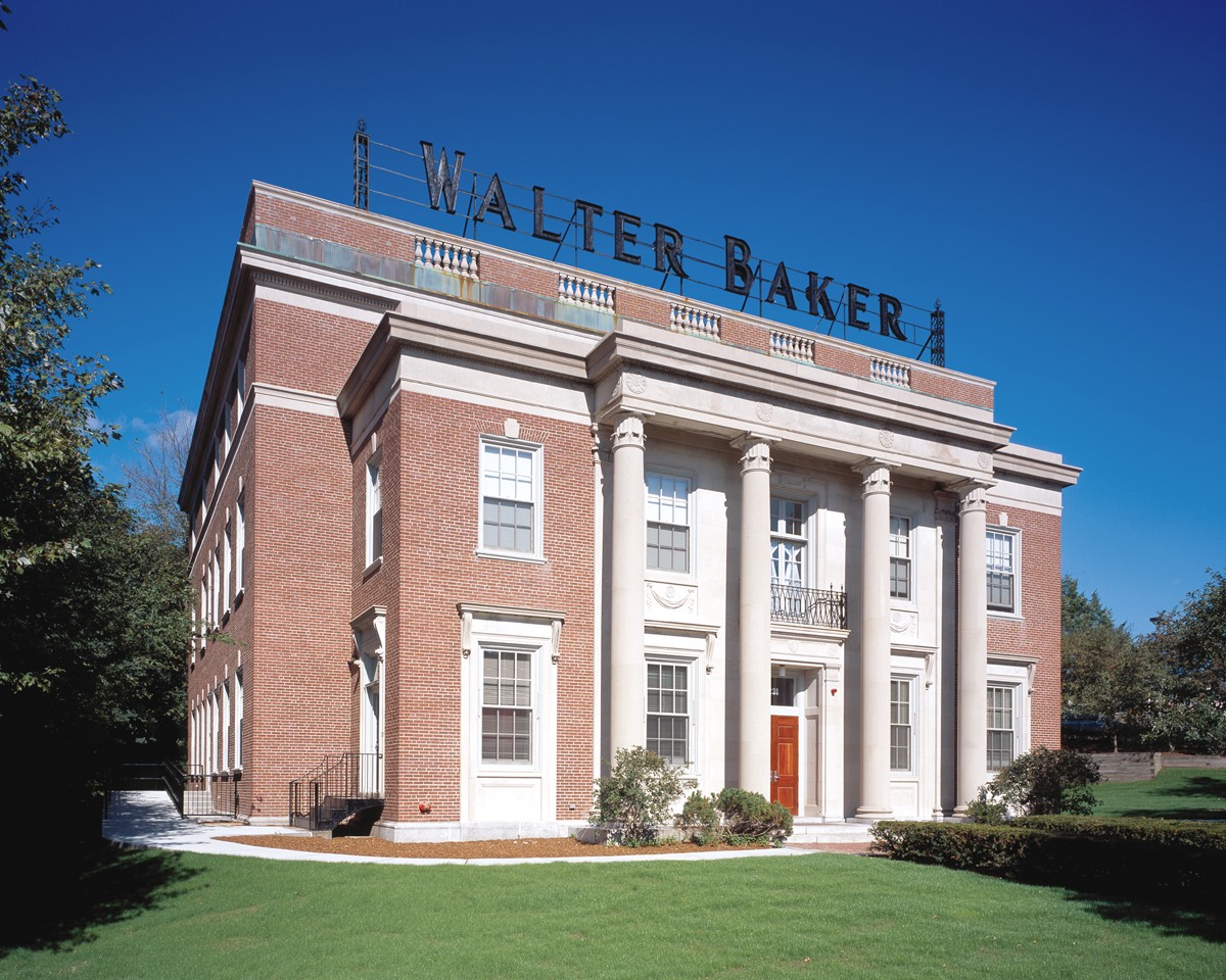 Image of the exterior at the Walter Baker Lofts